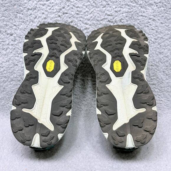 Hoka One One Speedgoat 6 Womens Size 9.5 Running Shoes Black Aloe Vera - Picture 8 of 9